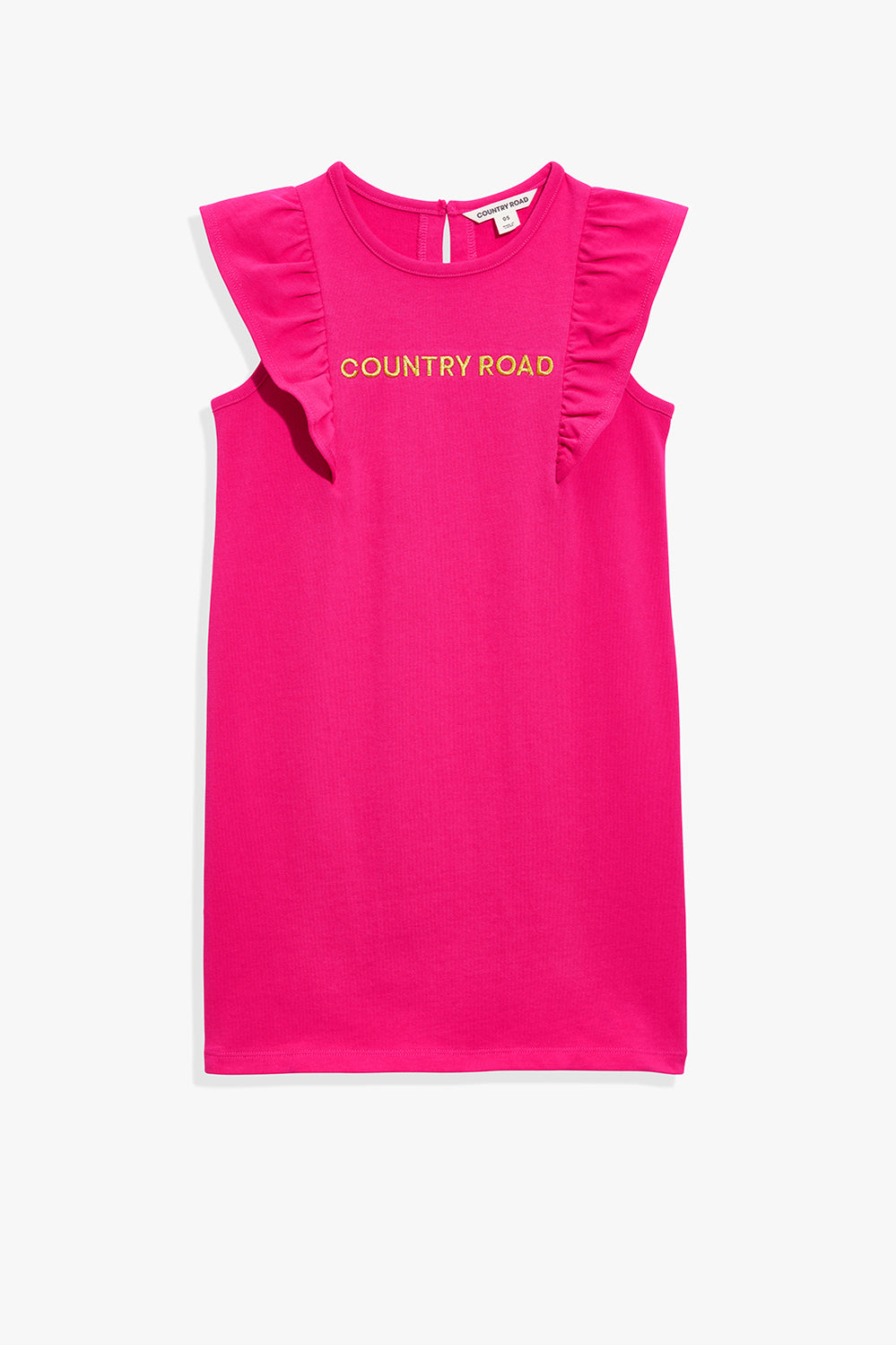 Cotton Metallic Logo Dress