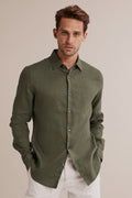 Slim Fit Linen Shirt