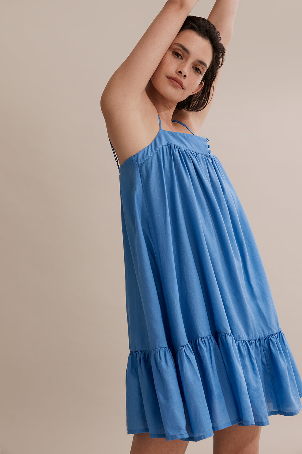 Woven Button Front Nightie