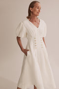 Cinched Midi Dress