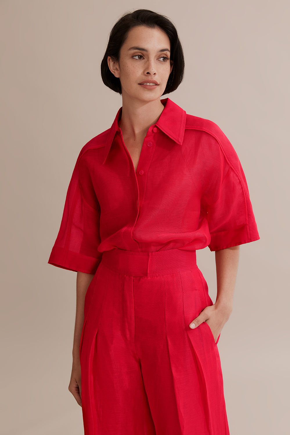 Panelled Shirt