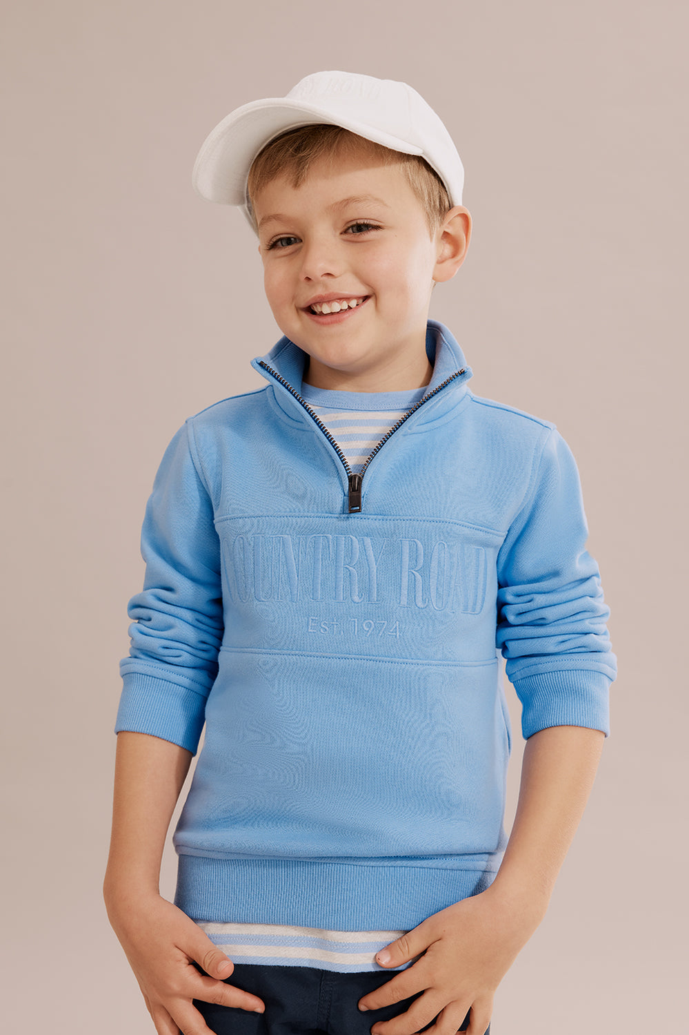 Australian Cotton Heritage Half Zip Sweat