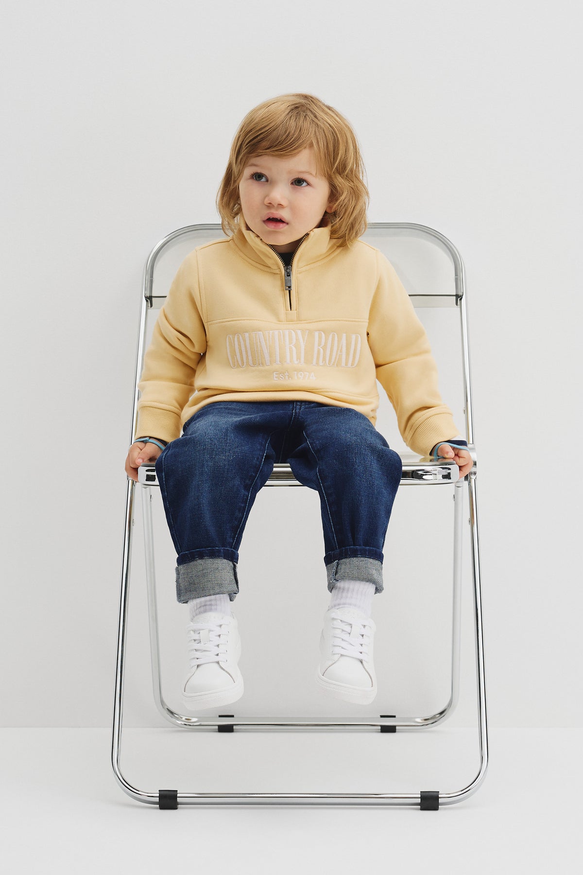 Australian Cotton Heritage Half Zip Sweat