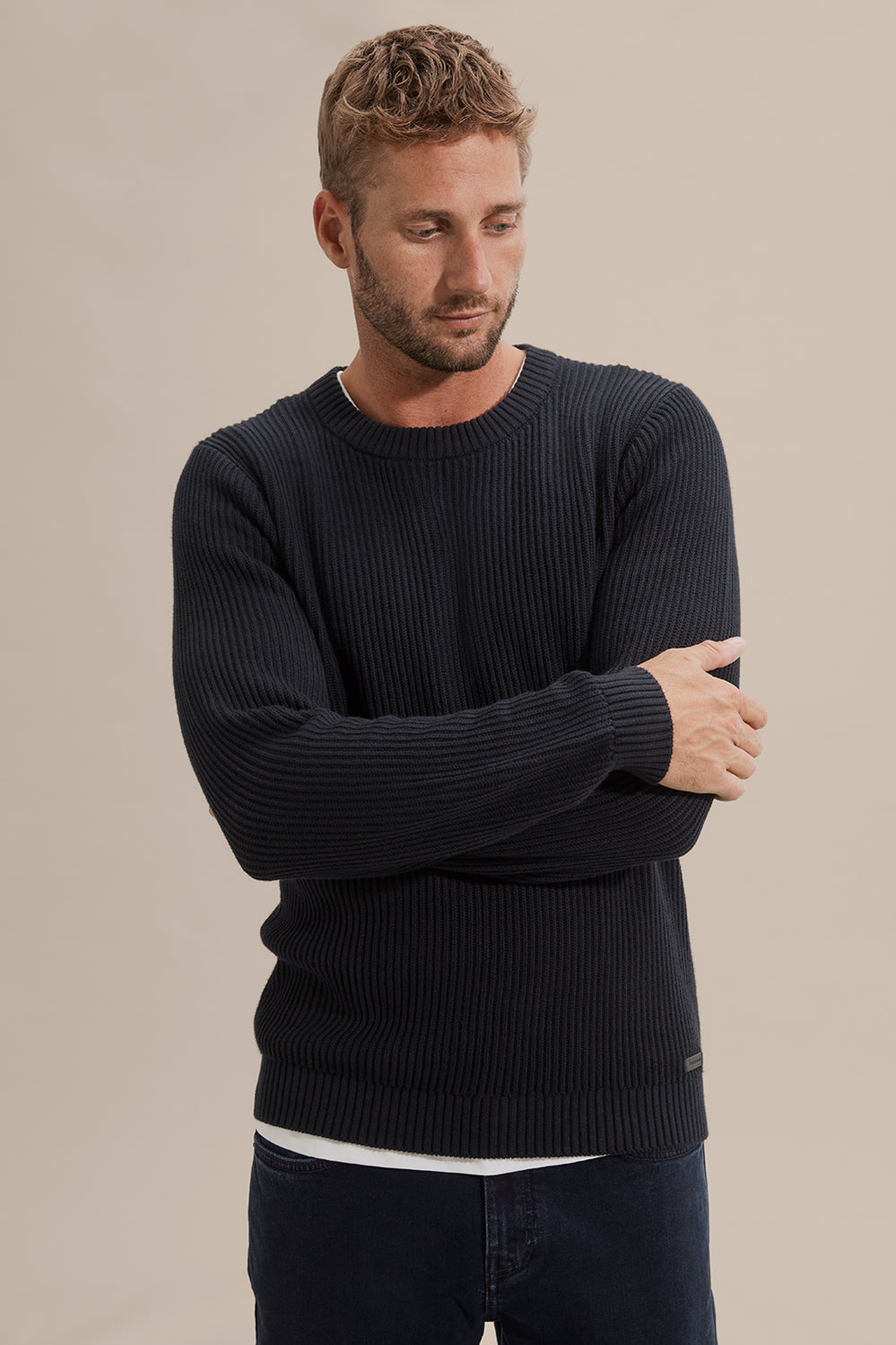 Cotton Fisherman'S Knit
