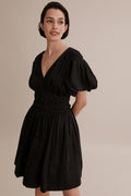 Gathered Mini Dress