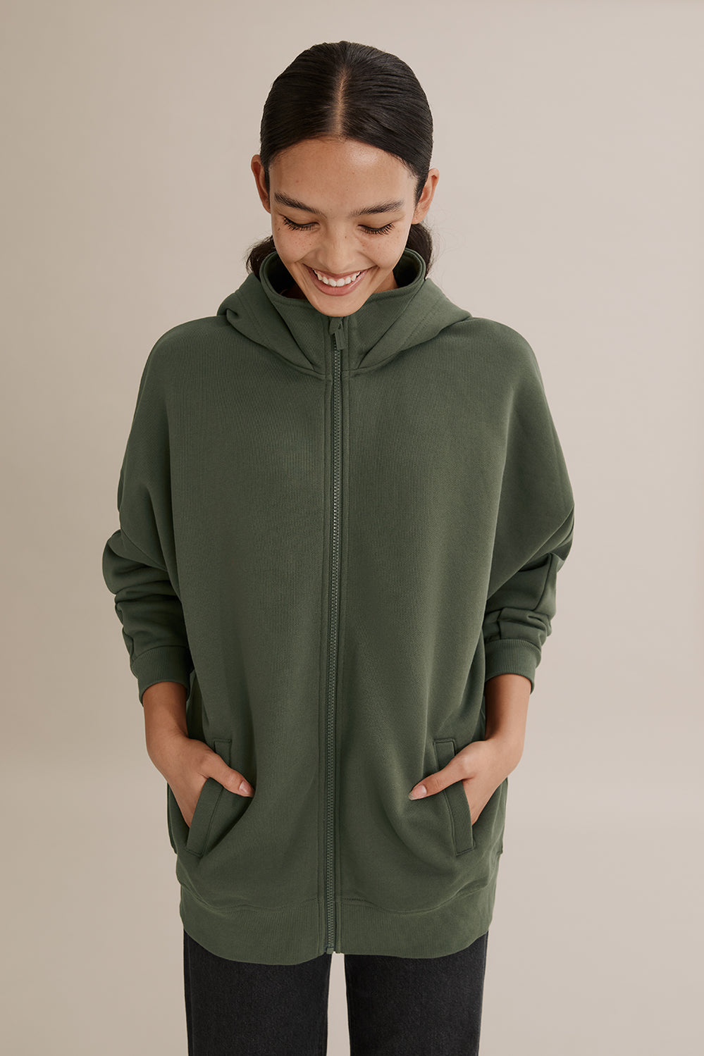 Teen Cotton Heritage Zip Through Sweat