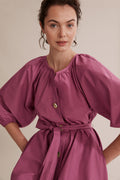 Button Up Mini Dress