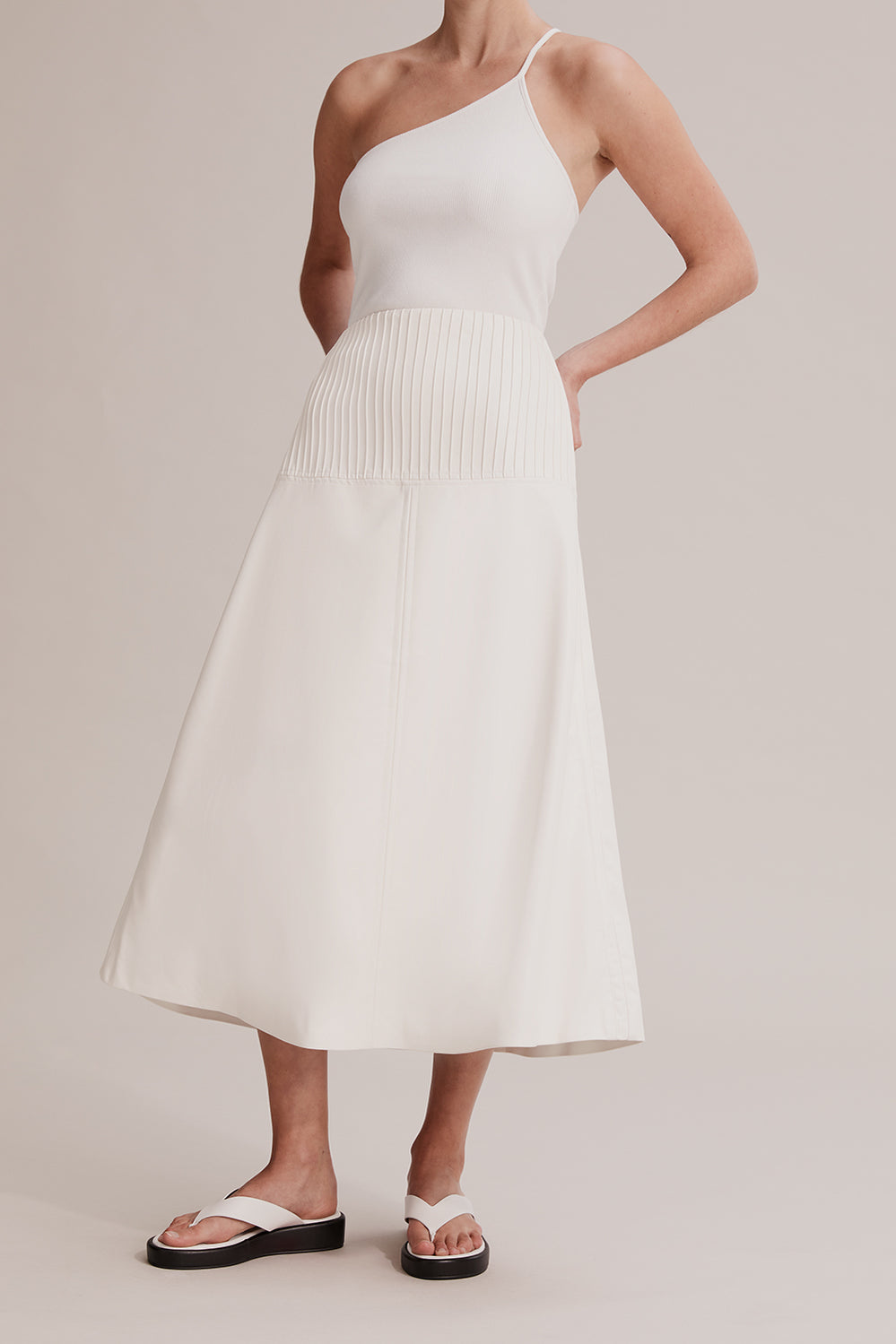 Panelled A-Line Skirt