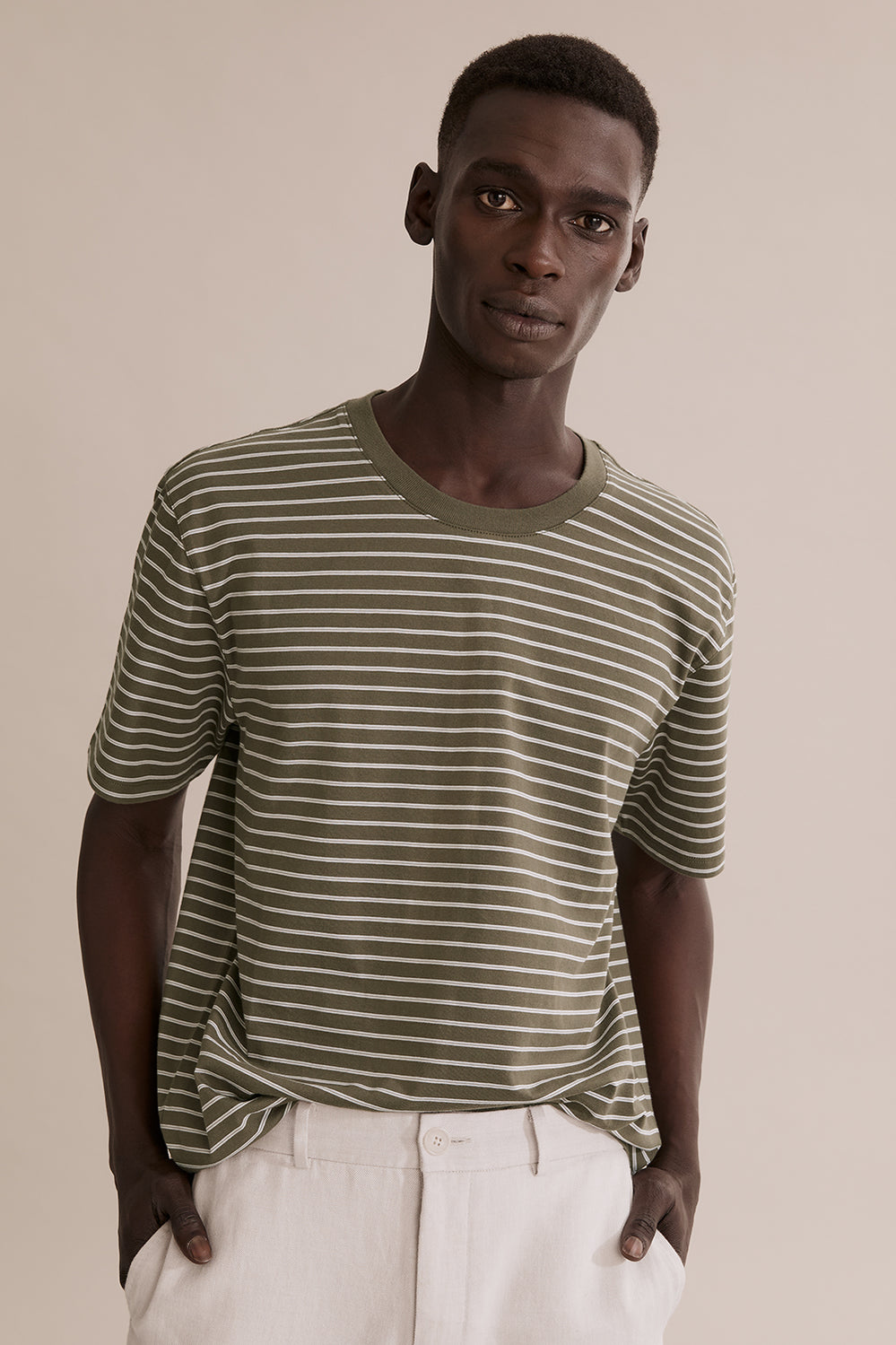 Cotton Stripe T-Shirt