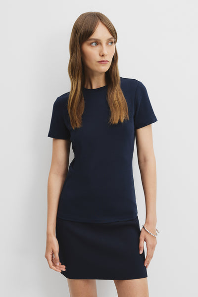 Australian Cotton Blend Fitted T-Shirt