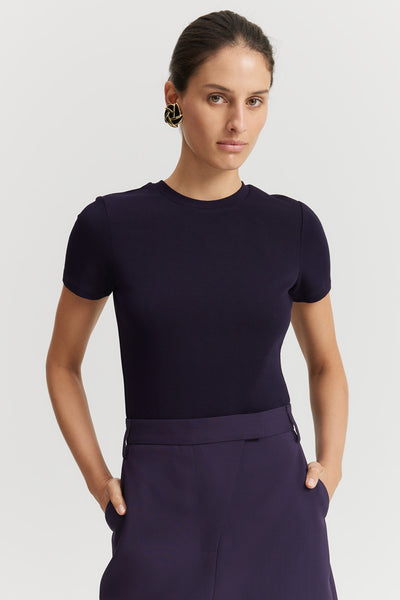 Australian Cotton Blend Fitted T-Shirt