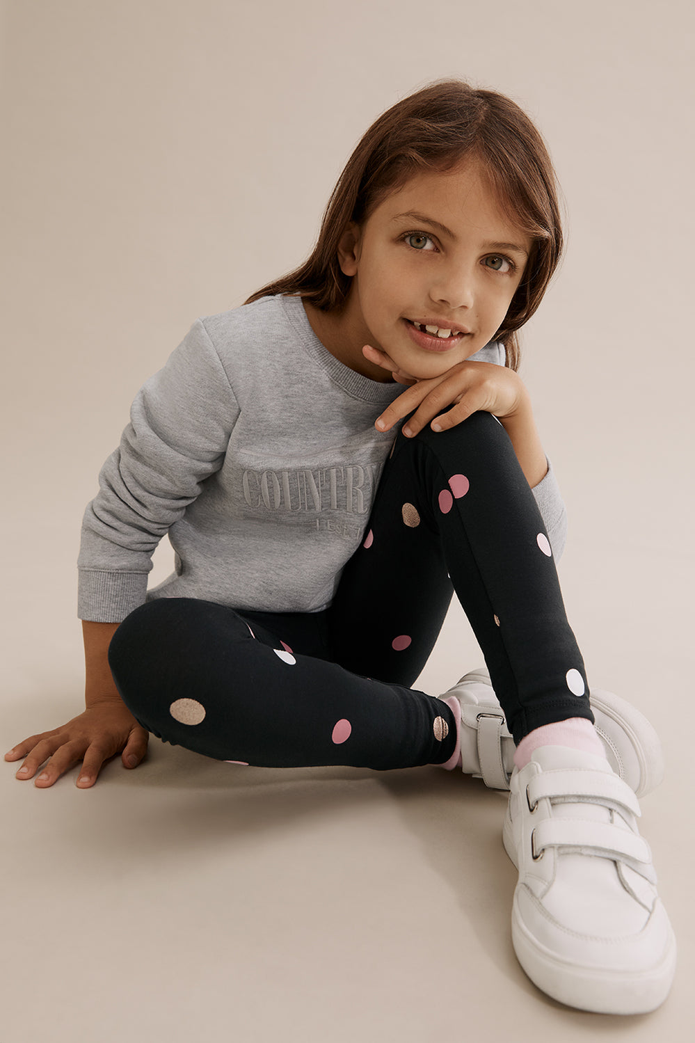 Cotton Multi Spot Legging