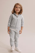Cotton Quilted Hooded Sweat