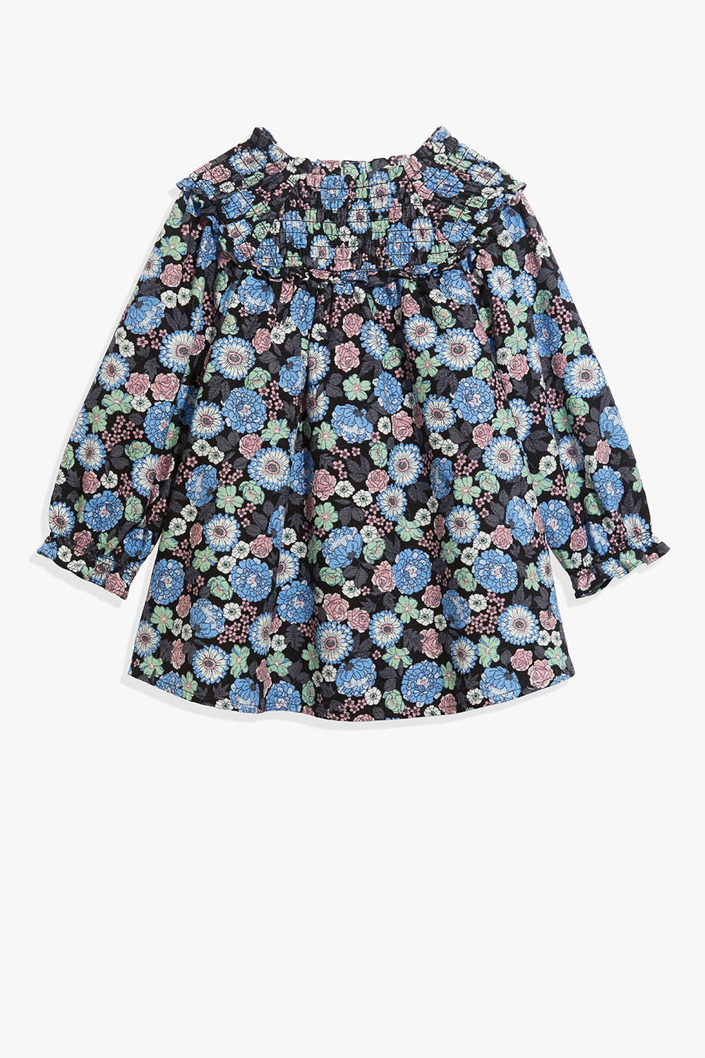 Floral Shirred Dress