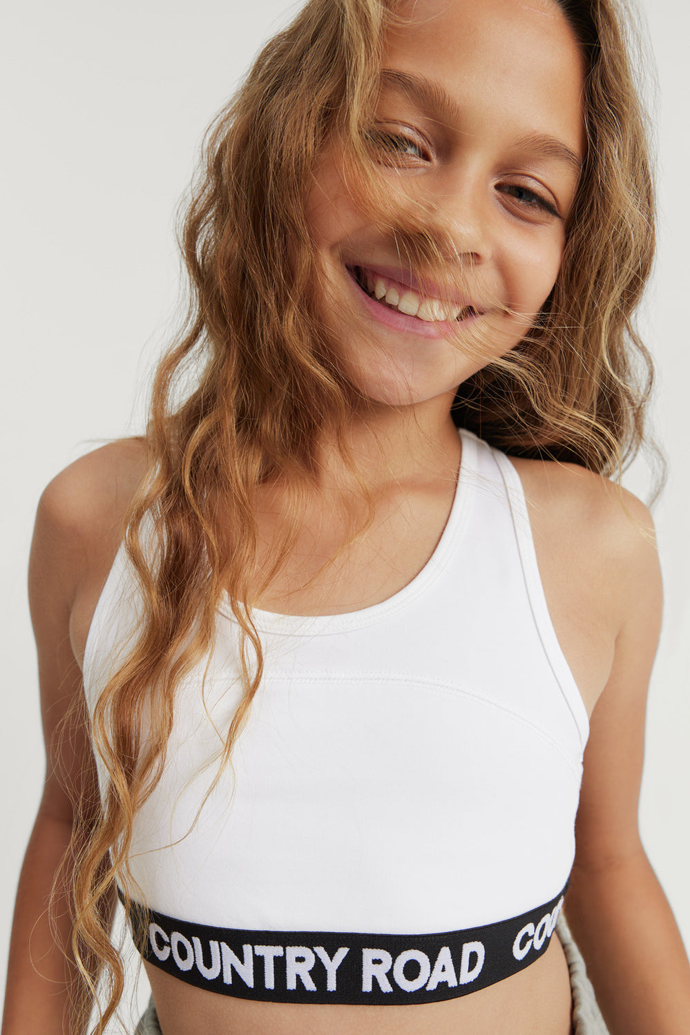 Teen Recycled Cotton Logo Crop