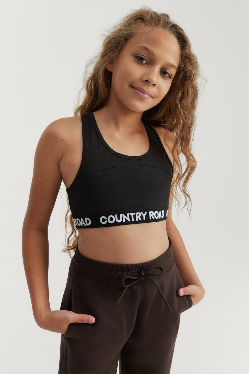 Teen Recycled Cotton Logo Crop