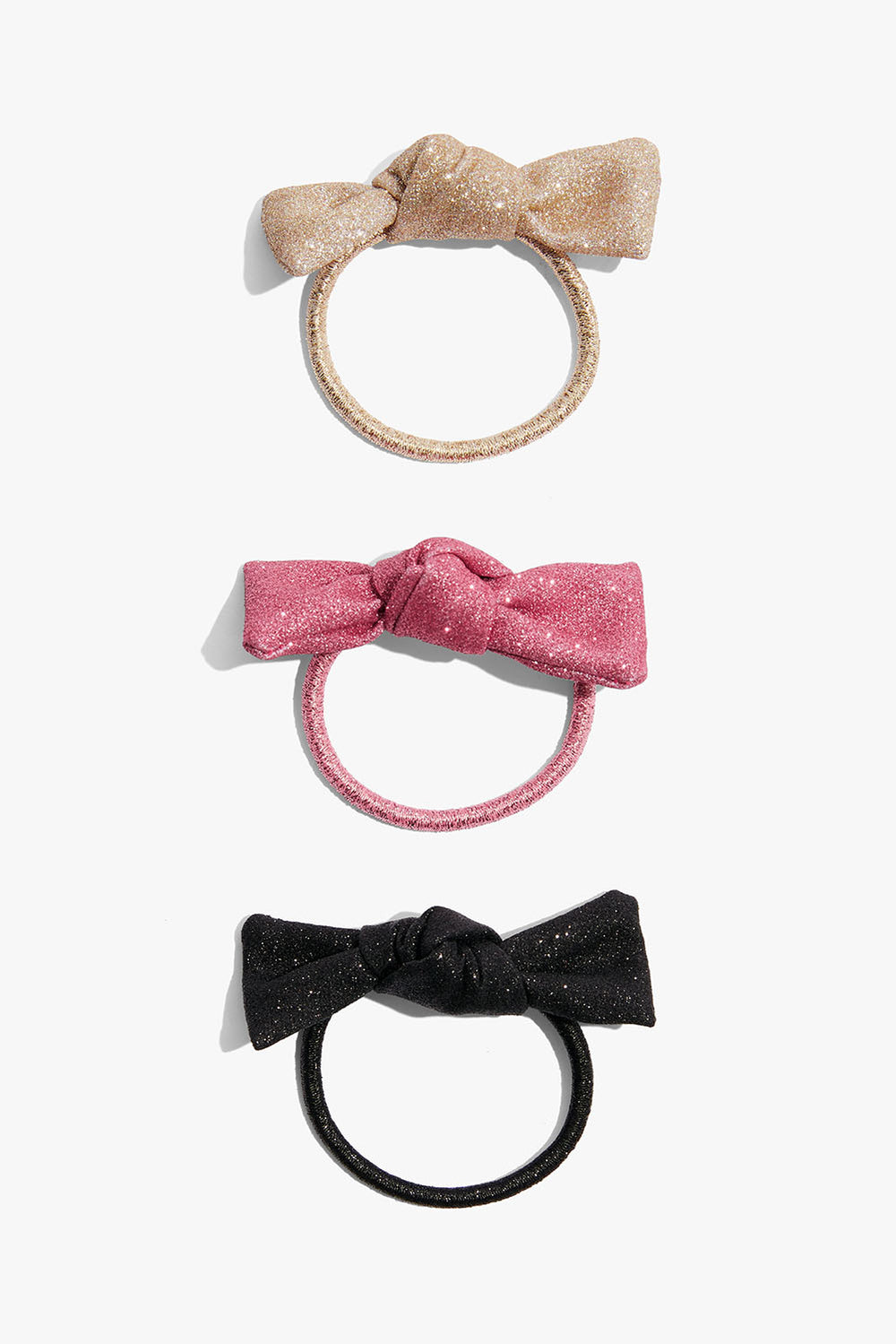 Bow Hair Tie Pack Of 3