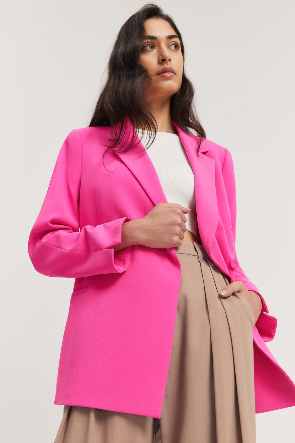 Longline Slim Blazer