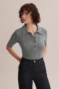 Cotton Modal Rib Polo