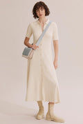 Button Through Knit Dress