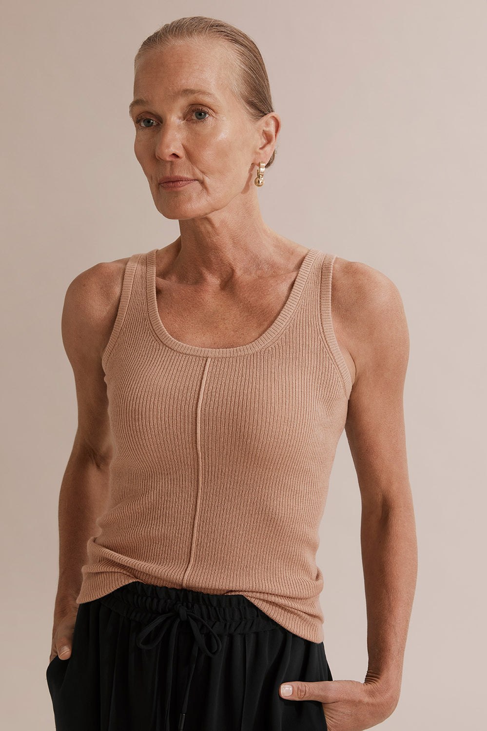 Merino Wool Silk Tank