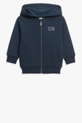 Unisex Cotton Quilted Hooded Sweat