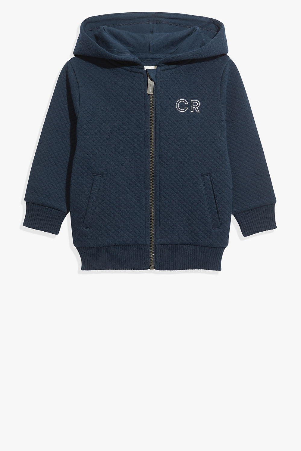 Unisex Cotton Quilted Hooded Sweat