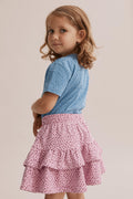 Cotton Leopard Sweat Skirt