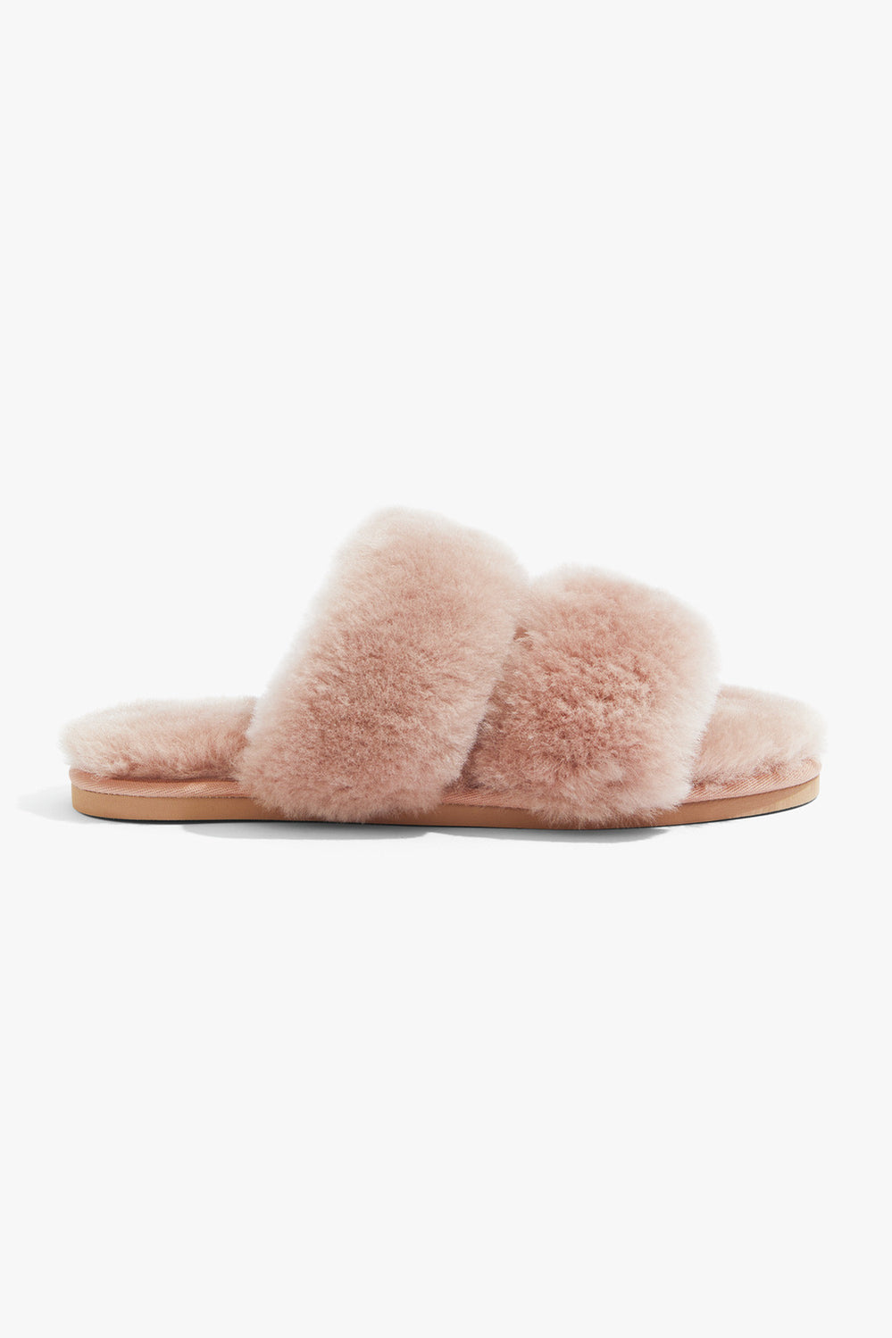 Shearling Double Slide