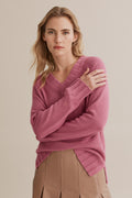 Deep V-Neck Pullover