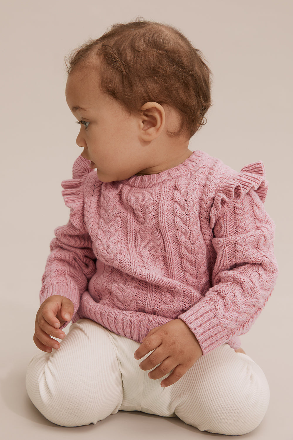 Cable Frill Knit