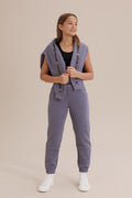 Teen Cotton Panel Logo Sweat Pant