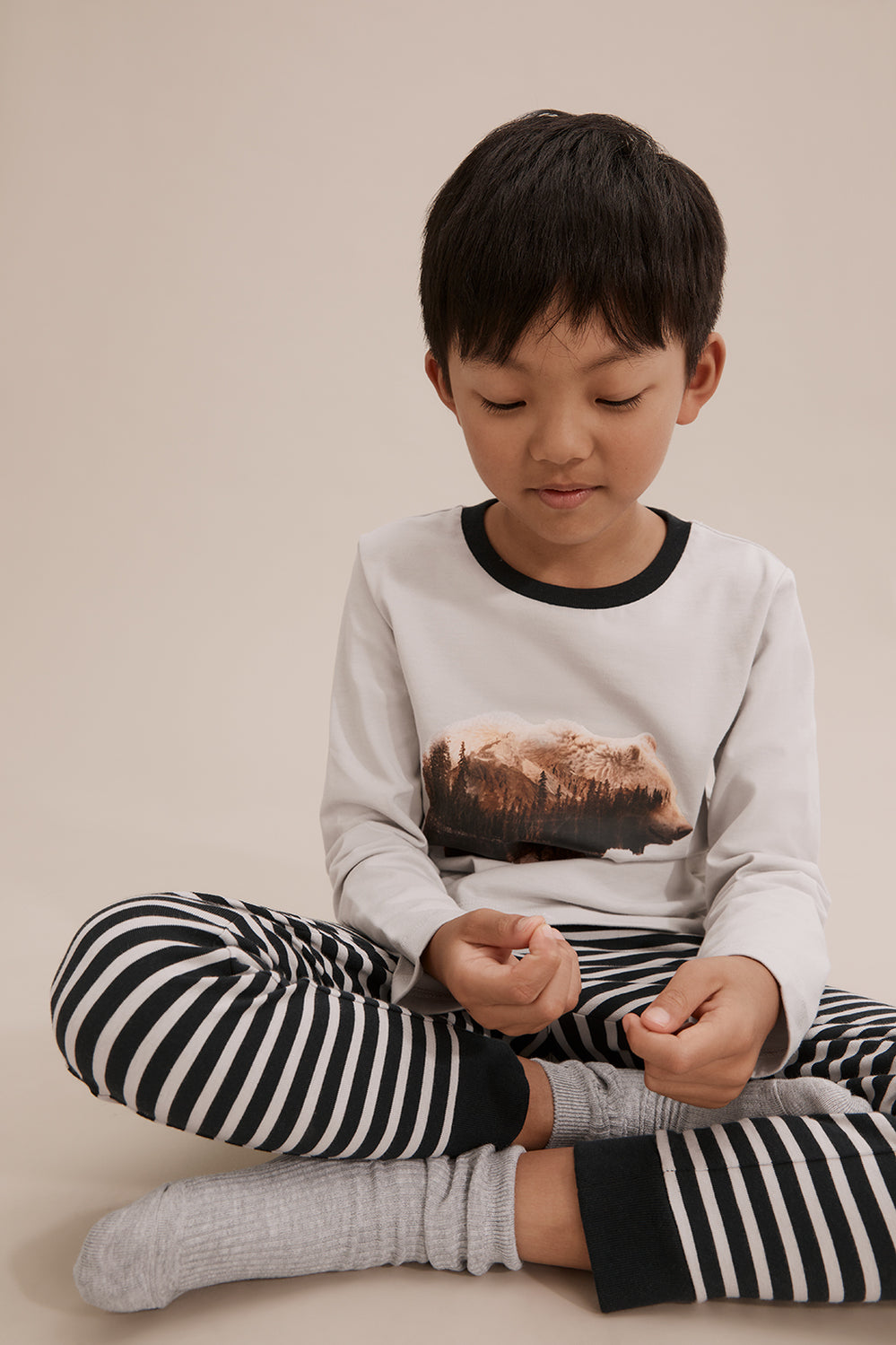 Cotton Bear Forest Pyjama Set
