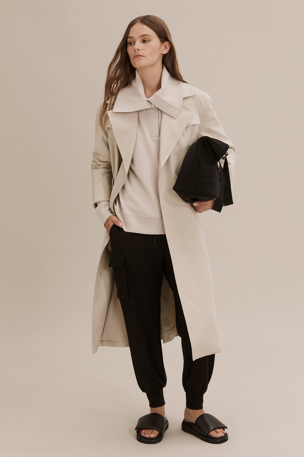 Cotton Large Collar Sweat