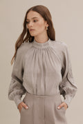 Button Detail Blouse
