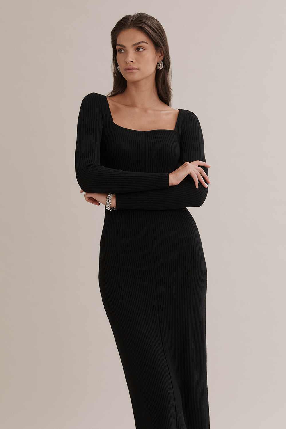Knit Column Dress