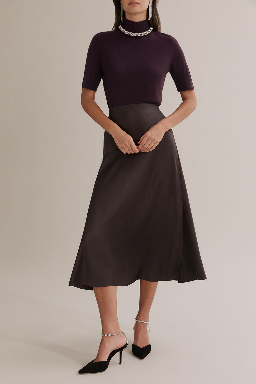 Basque Detail Skirt