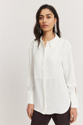 Longline Crepe Shirt