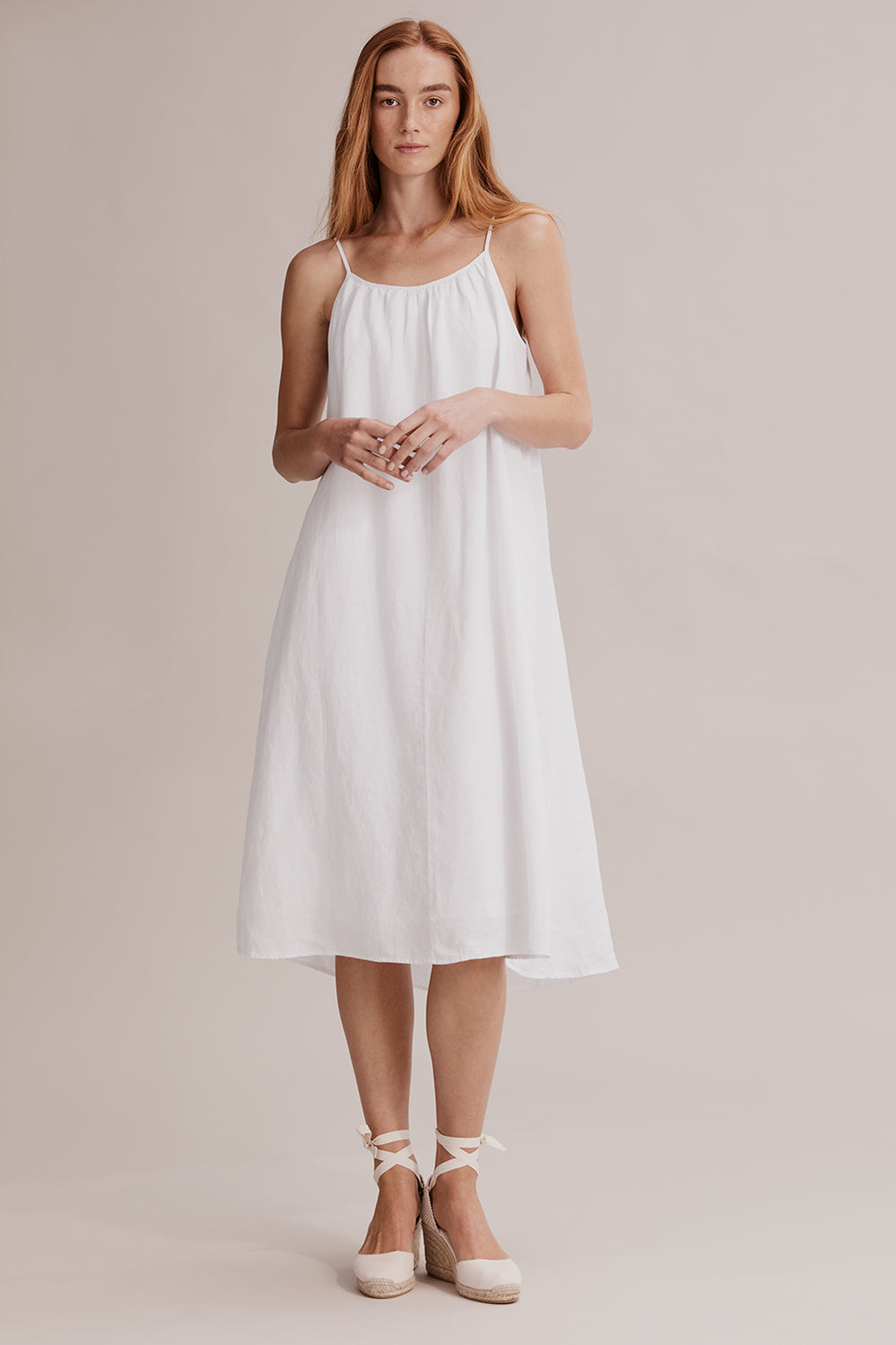 Linen Midi Dress