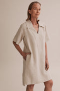 Linen Popover Dress
