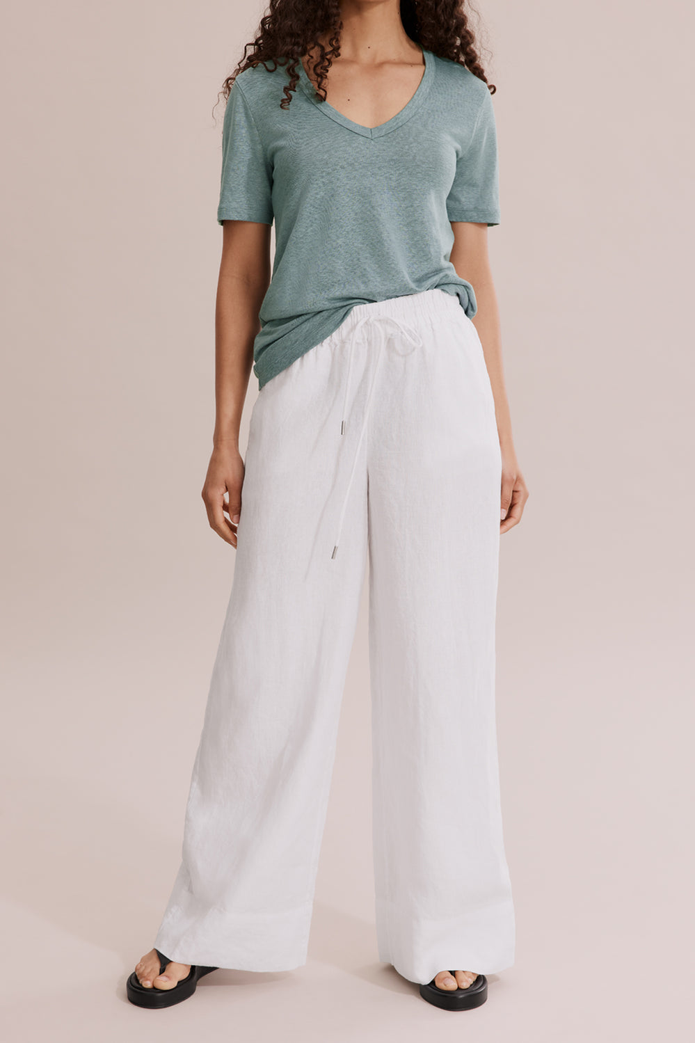 Linen Palazzo Pant