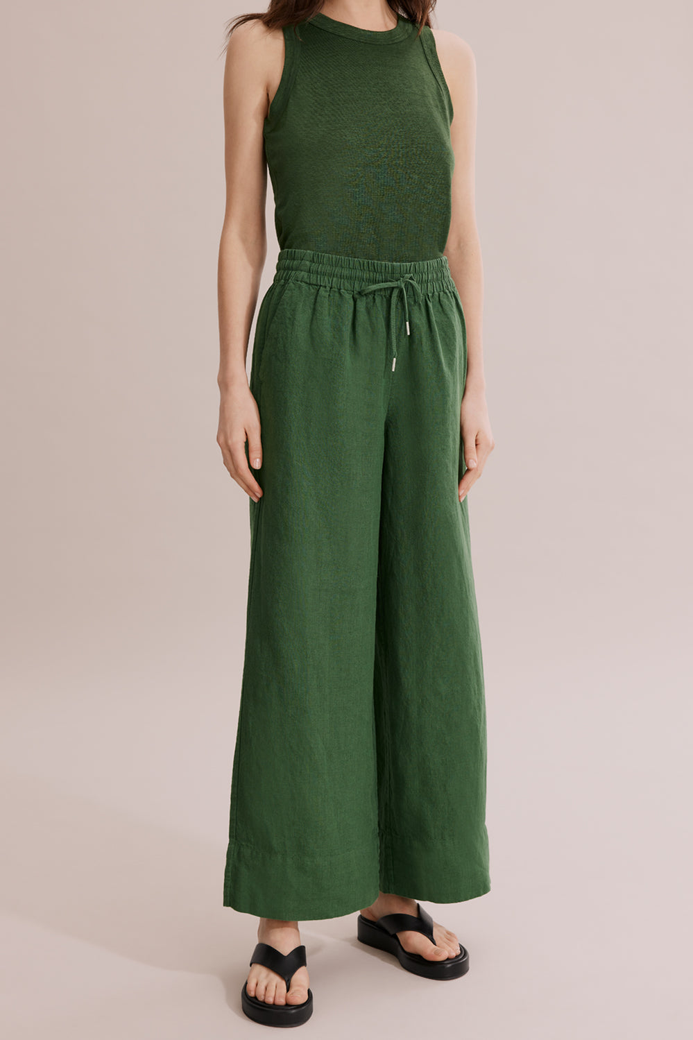 Linen Palazzo Pant