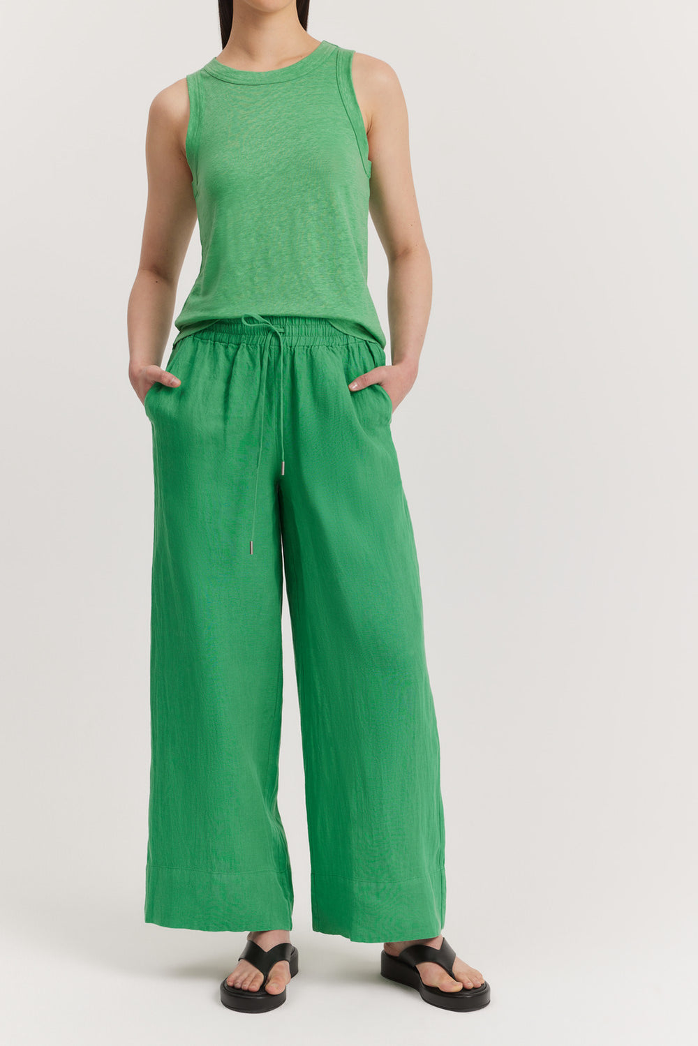 Linen Palazzo Pant