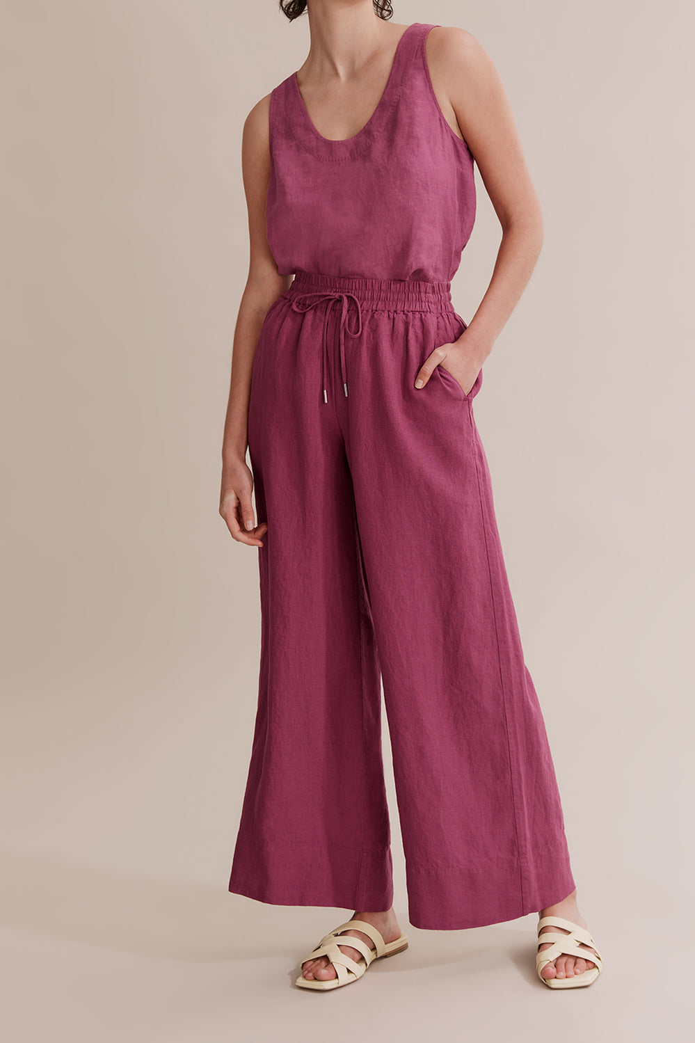 Linen Palazzo Pant