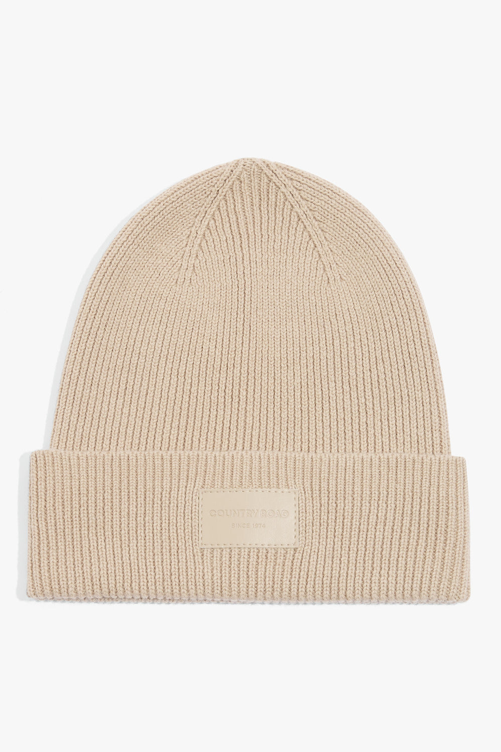 Branded Rib Beanie