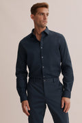 Slim Fit Jacquard Shirt