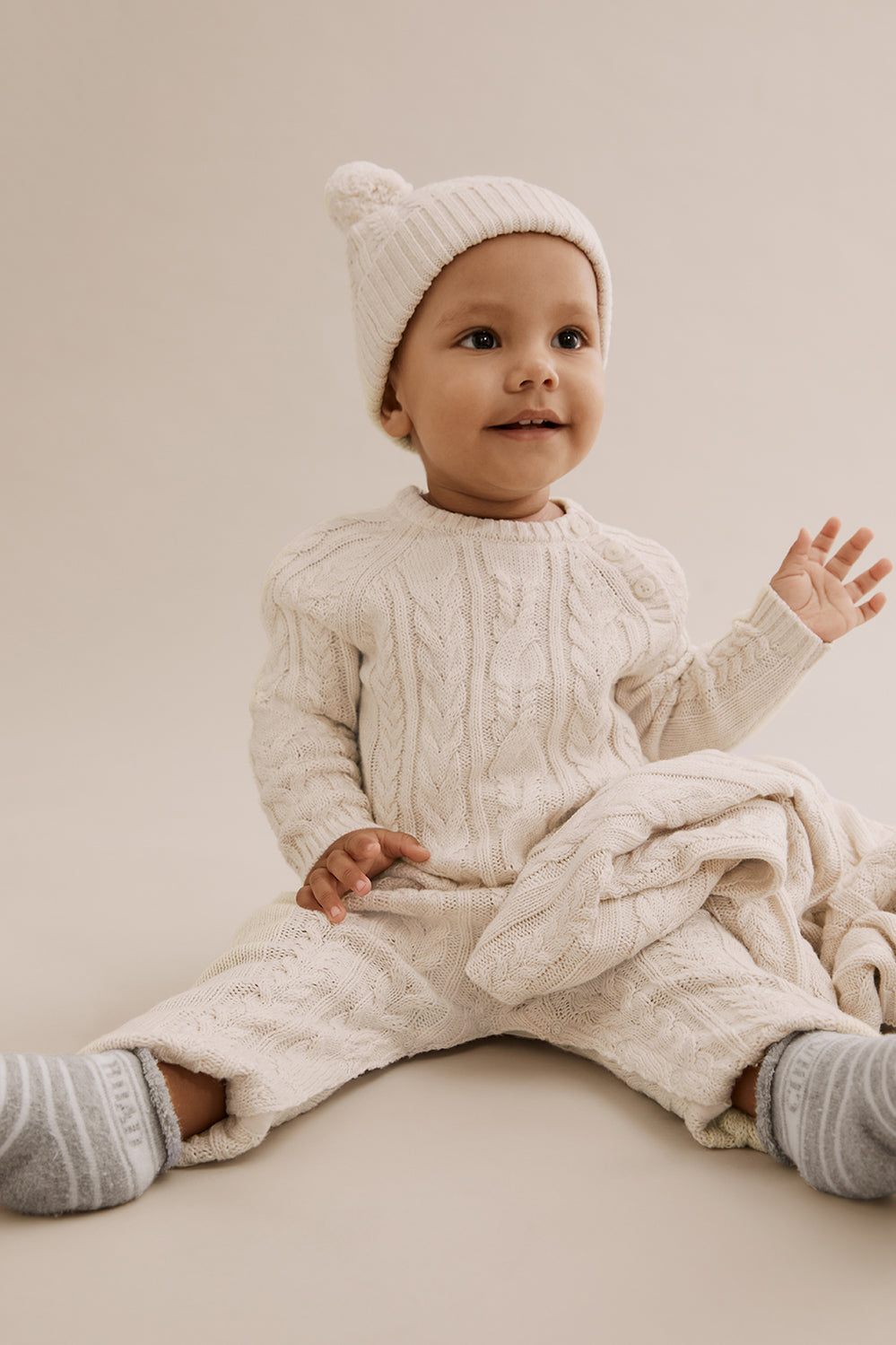 Cable Knit Jumpsuit