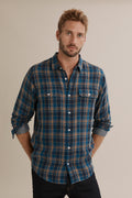 Regular Fit Double Cloth Shirt