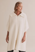 Zip Through Knit Poncho