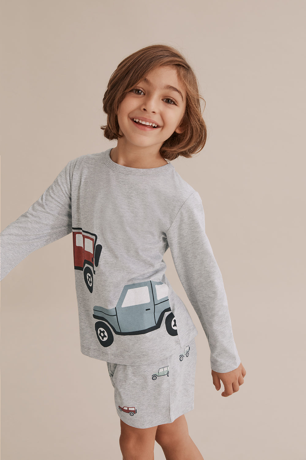 Cotton Car Pyjama Set
